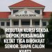 Rebutan Kursi Sekda Depok: Persaingan Ketat Tiga Birokrat Senior. Siapa Calon Kuat?