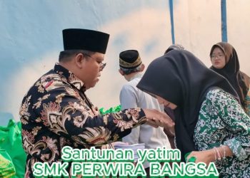 SMK Perwira Bangsa Santuni 54 Siswa Yatim dan Piatu