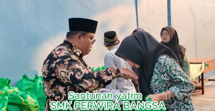 SMK Perwira Bangsa Santuni 54 Siswa Yatim dan Piatu