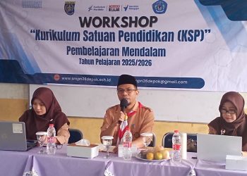 45 Guru SMPN 26 Depok Ikuti Workshop Strategi Pembelajaran Mendalam