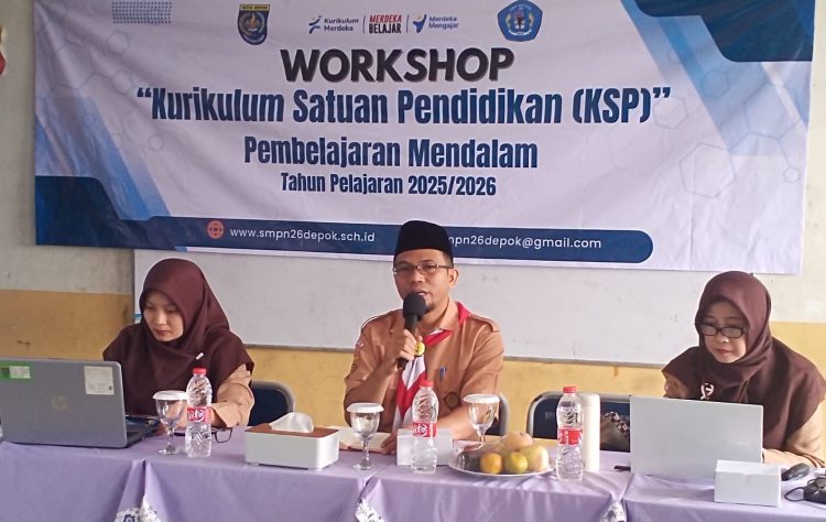 45 Guru SMPN 26 Depok Ikuti Workshop Strategi Pembelajaran Mendalam
