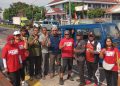 Sambut HUT RI ke-80, Warga Bersama Ormas Depok Bersihkan Jalan Kartini Raya