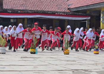 Rayakan HUT ke-80 RI, SDN Limo 3 Angkat Semangat Nasionalisme Lewat Perlombaan