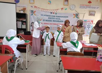 76 Siswa SDN Mekarjaya 12 Ikuti Pelatihan Dokter Kecil Selama Dua Hari