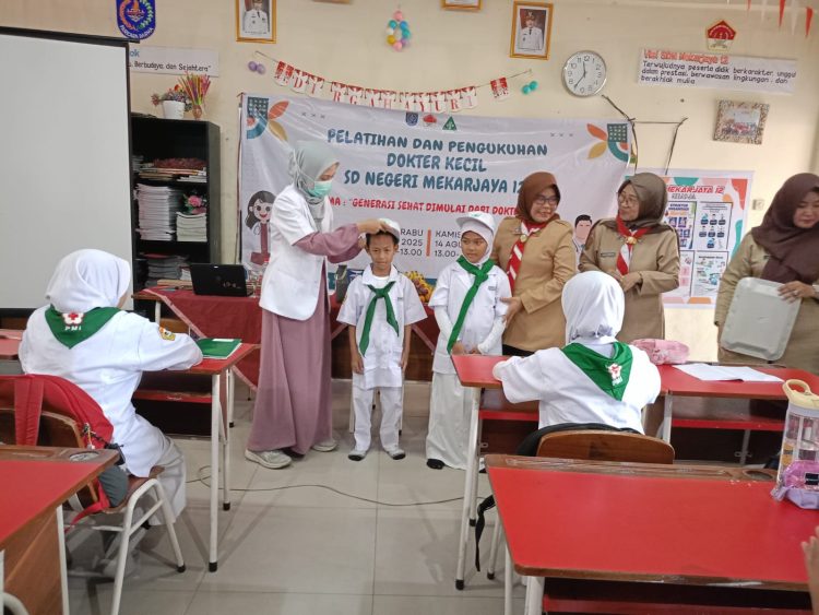 76 Siswa SDN Mekarjaya 12 Ikuti Pelatihan Dokter Kecil Selama Dua Hari
