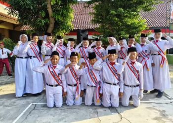 SD Negeri Limo 3 Gelar Upacara Peringatan HUT RI ke-80