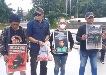 GEDOR dan Aktivis Depok Gelar Tabur Bunga untuk Affan Kurniawan Korban Kekerasan Aparat