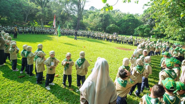 SD Muhammadiyah Meruyung Adakan Hizbul Wathan Mini Camp Ceria