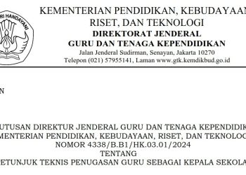 Kepdirjen GTK: Masa Tugas Plt KS Ditetapkan Paling Lama 3 Bulan