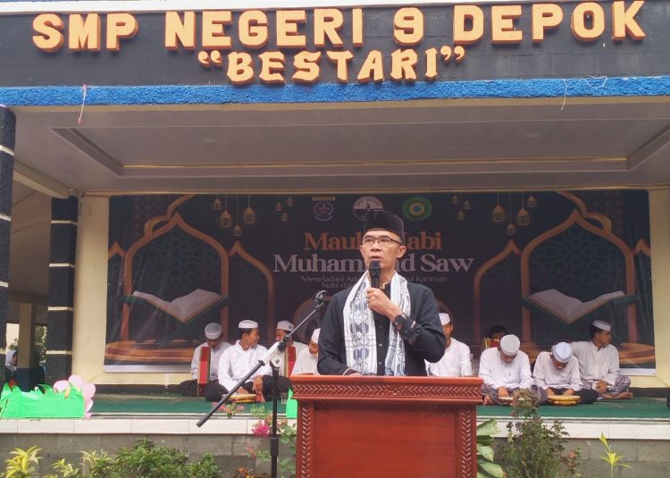 SMPN 9 Depok Peringati Maulid Nabi, Tekankan Teladan Akhlakul Karimah