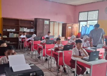 30 Siswa Kelas V SDN Baktijaya 5 Ikuti ANBK 