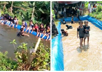 PAUD Mohandes Islamic School Latih Motorik Anak Lewat Projek Kamis Ceria Menangkap Ikan