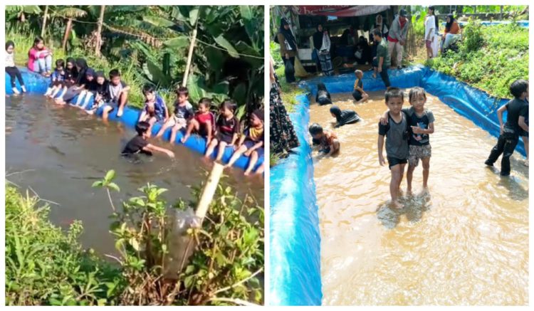 PAUD Mohandes Islamic School Latih Motorik Anak Lewat Projek Kamis Ceria Menangkap Ikan