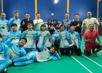 Abdul Khoir Apresiasi Atlet Bulu Tangkis Depok Peraih Medali POPDA XIV