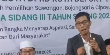 Reses di Ratu Jaya, Siswanto Terima Curhat Warga soal Sekolah Gratis