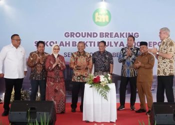 Sekolah Bakti Mulya 400 Mulai Dibangun di Kukusan, Beji