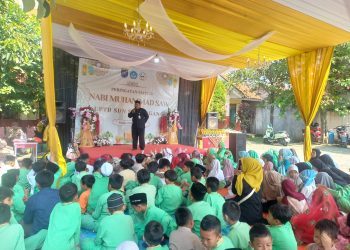 Siswa SDN Sawangan 02 Antusias Ikuti Acara Maulid Nabi Muhammad SAW