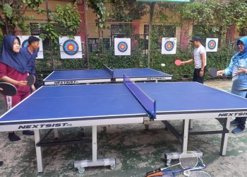 SMP Islamiyah Serua Tambah Tiga Meja Tenis untuk Dorong Semangat Olahraga