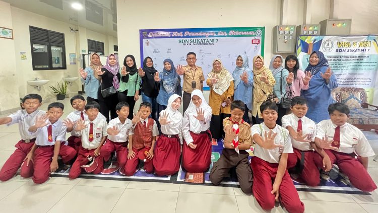 Cegah Bullying Sejak Dini, SDN Sukatani 07 Deklarasikan Anti Perundungan dan Kekerasan