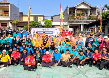 PGRI Sukmajaya Gelar Turnamen Voli Antar Ranting Sambut HUT ke-80