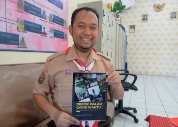 Buku Depok dalam Garis Waktu Karya Bersama 55 Peserta Pelatihan Disdik Mulai Dipublikasikan