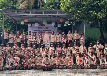 73 Anggota Pramuka Siaga Ikuti Verifikasi Calon Pramuka Garuda di Sukmajaya