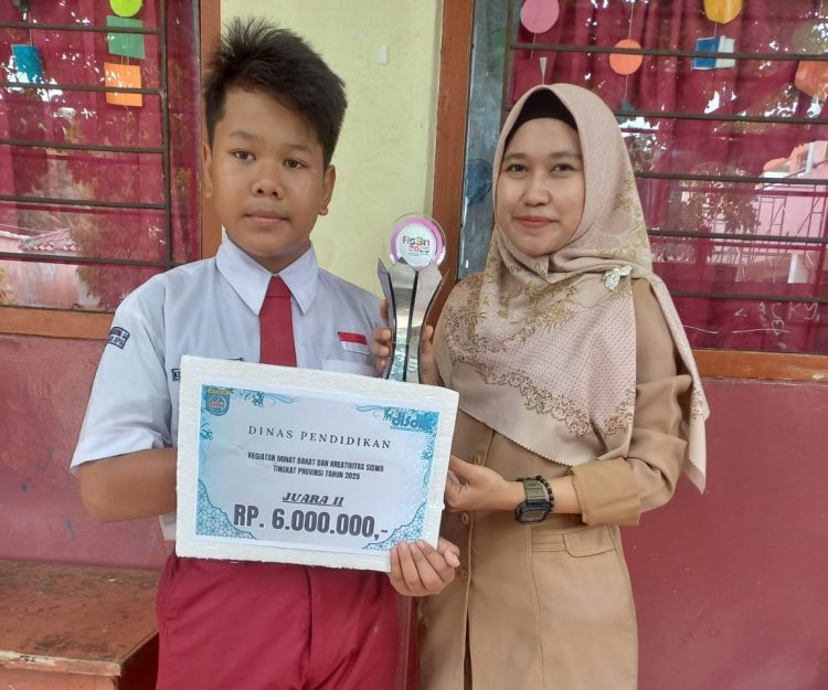 Kenzi Putra Fadilah, Siswa SDN Duren Seribu 04 Raih Juara 2 Lomba Kriyaan Tingkat Provinsi Jawa Barat