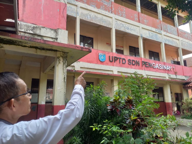 Lantai 3 SDN Pengasinan 01 Belum Bisa Digunakan Sejak Dibangun pada 2019
