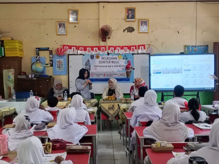 Dua Sekolah di Beji Gelar Pelatihan Dokter Kecil, Siswa Dibekali Edukasi Hidup Sehat