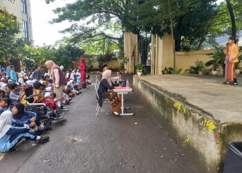 Siswa SDN Sawangan 01 Gali Potensi Lewat Lomba Bulan Bahasa 2025