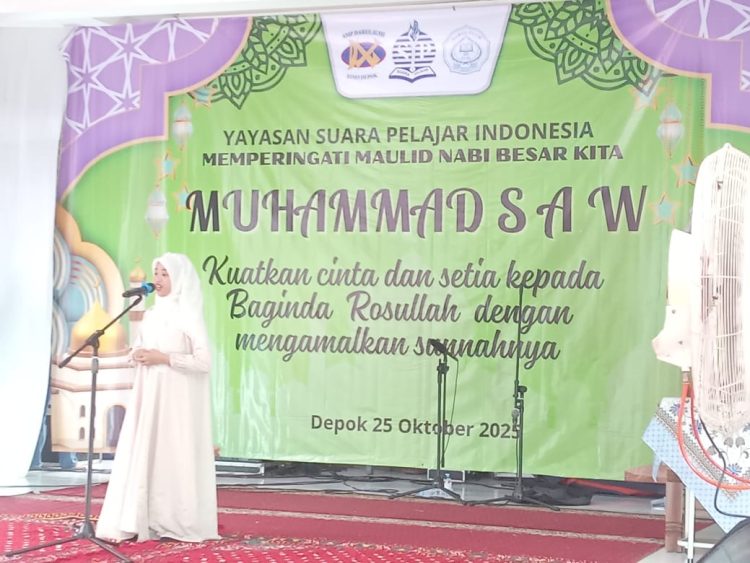 Dai Cilik Yaspi, Zahwa Asyfa Hidayat, Tampil Memukau dalam Maulid Nabi