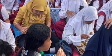 SDN Meruyung Antusias Sambut Program Makanan Bergizi Gratis
