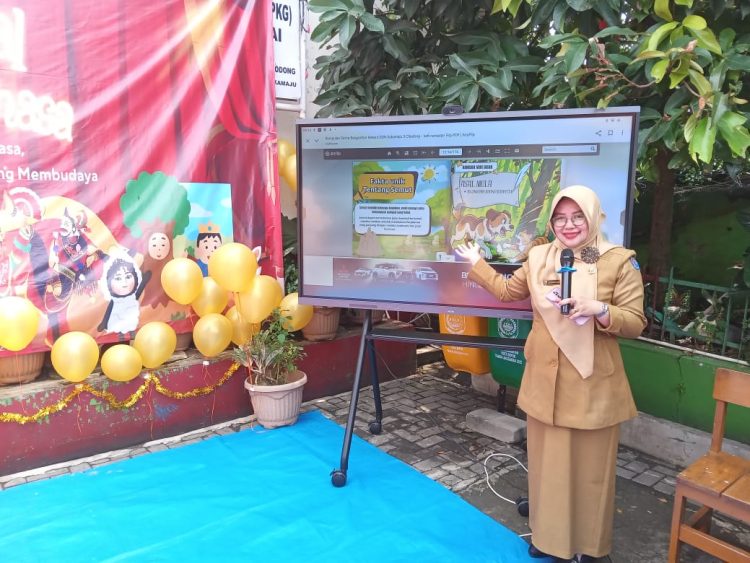 Meriah! SDN Sukamaju 3 Cilodong Rayakan Bulan Bahasa dan Luncurkan Perpustakaan Digital
