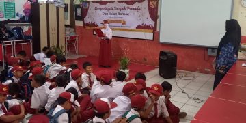 Siswa SDN Bedahan 03 Antusias Ikuti Lomba Sumpah Pemuda dan Bulan Bahasa