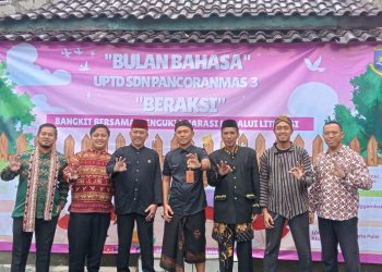 Guru dan Siswa SDN Pancoran Mas 3 Depok Kompak Rayakan Bulan Bahasa dan Sumpah Pemuda