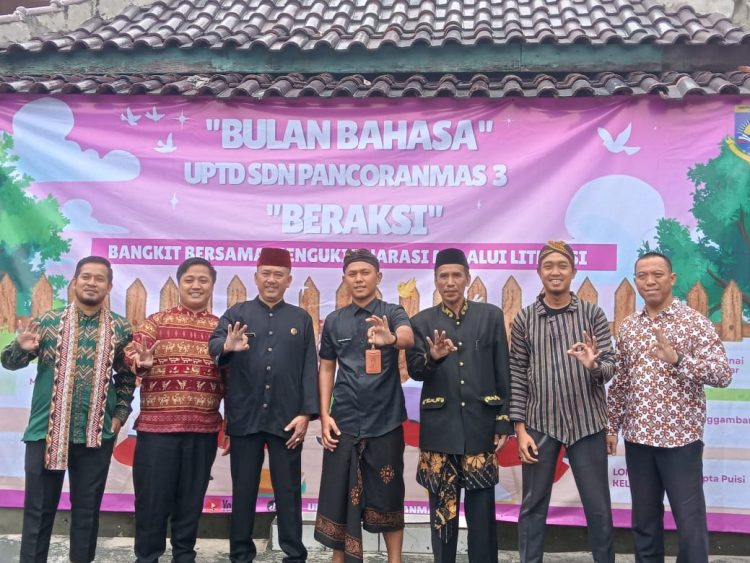 Guru dan Siswa SDN Pancoran Mas 3 Depok Kompak Rayakan Bulan Bahasa dan Sumpah Pemuda