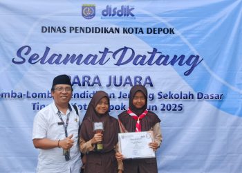 Nabila dan Aurora Harumkan Nama SDN RRI Cisalak di Ajang Prestasi Pendidikan Kota Depok