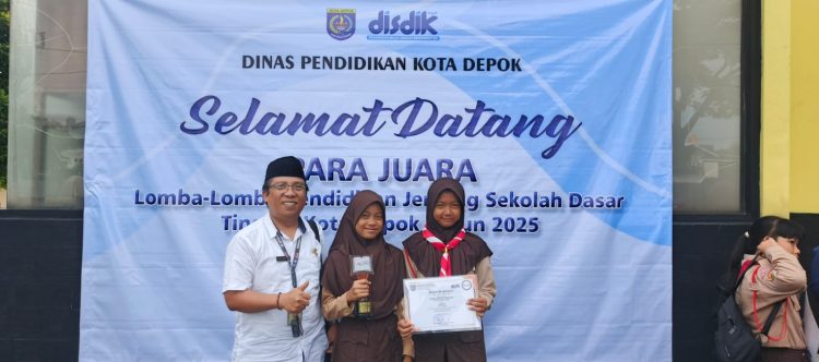 Nabila dan Aurora Harumkan Nama SDN RRI Cisalak di Ajang Prestasi Pendidikan Kota Depok