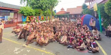 Serunya Persari SDN Pangkalan Jati 1, Pramuka Siaga Belajar Mandiri dan Disiplin Lewat Bermain