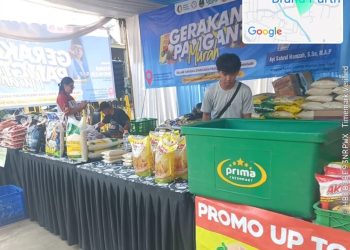 Gerakan Pangan Murah DKPP Jabar Tekan Inflasi, Warga Gunung Sindur Antusias Berbelanja