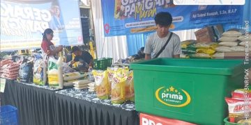 Gerakan Pangan Murah DKPP Jabar Tekan Inflasi, Warga Gunung Sindur Antusias Berbelanja