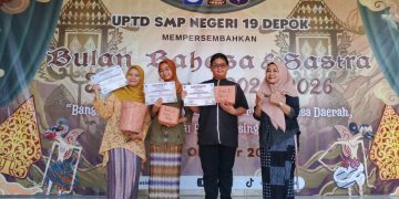 Ratusan Siswa SMPN 19 Depok Meriahkan Gebyar Bulan Bahasa 2025