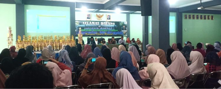 MAN 1 Bogor Sosialisasikan Kegiatan Akademik Kelas 12, Tegaskan Tanpa Pungutan Akhir Tahun