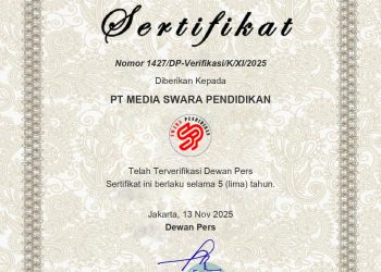Swara Pendidikan Resmi Lolos Verifikasi Faktual Dewan Pers