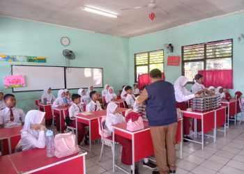 Wajah Ceria Siswa Warnai Peluncuran Program Makan Bergizi Gratis di SDN Limo 2