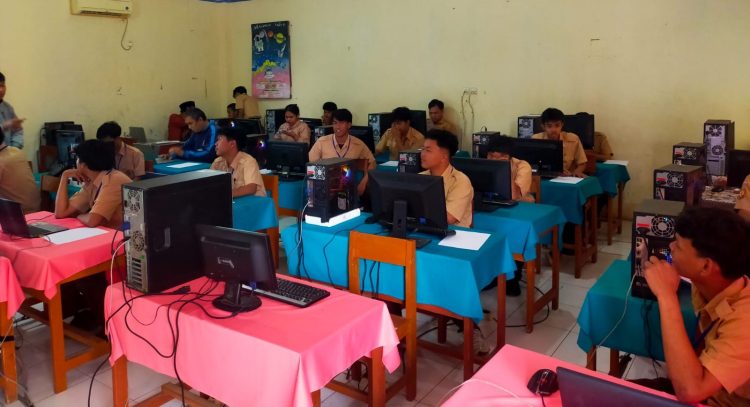 SMK STB Laksanakan Tes Kemampuan Akademik Secara Daring Terintegrasi Nasional