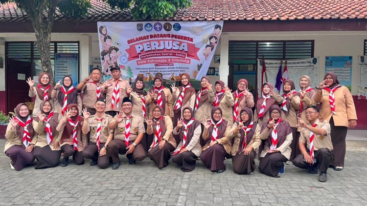 Pelantikan Ka Mabigus Warnai Kemeriahan Perjusa SDN Sukamaju 3 Cilodong