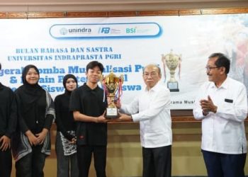 Semarak Penutupan Bulan Bahasa 2025: SMAS Malahayati Boyong Piala Bergilir Rektor Unindra