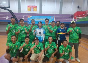 Tim Voli Putra Kecamatan Beji Lolos ke Babak Berikutnya di Turnamen PGRI Kota Depok 2025