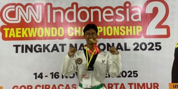 Siswa MAN 1 Bogor Raih Medali Emas Kejuaraan Taekwondo Nasional CNN Indonesia Championship 2025